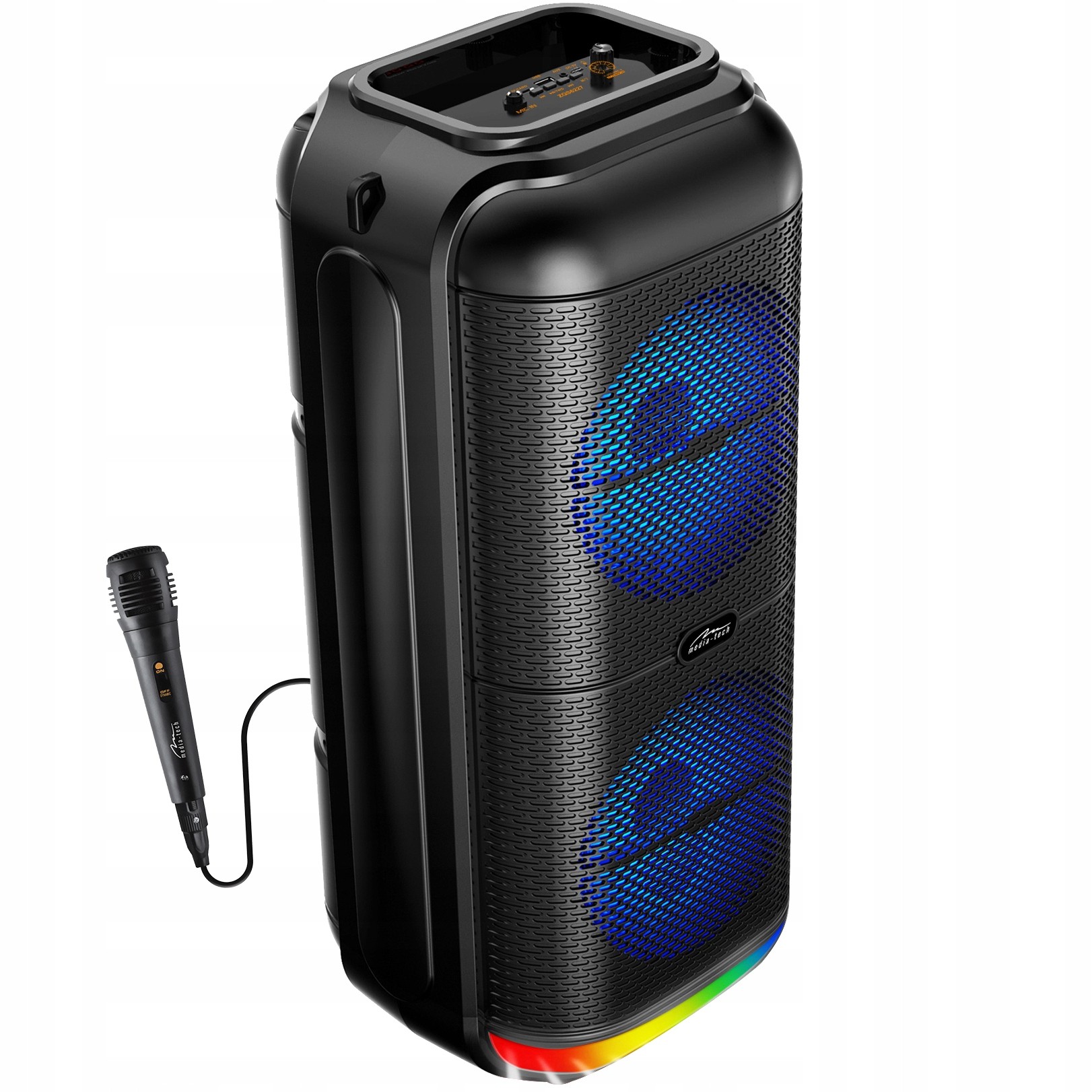 Reproduktory Media-tech BT Power Audio 2.0, 50 W, čierna